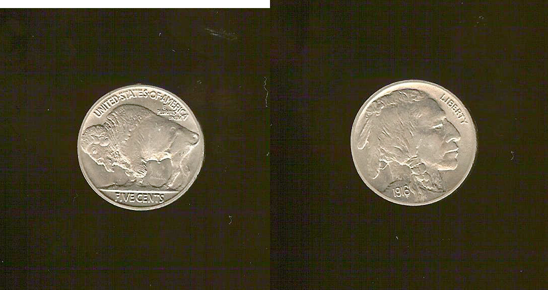ÉTATS-UNIS D'AMÉRIQUE 5 Cents 1916 SPL+